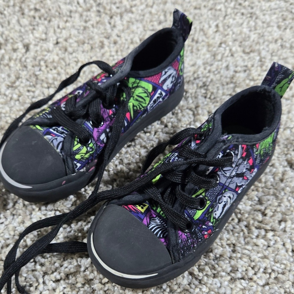 Natural Steps‎ Kids Dinosaur Comic Print Low-Top Sneakers - Size 8